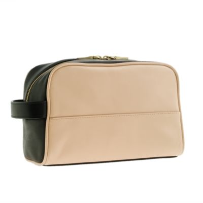 Colorblock cosmetic case