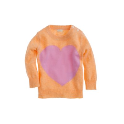 Collection cashmere baby sweater in heart me
