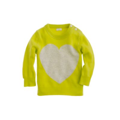Collection cashmere baby sweater in heart me