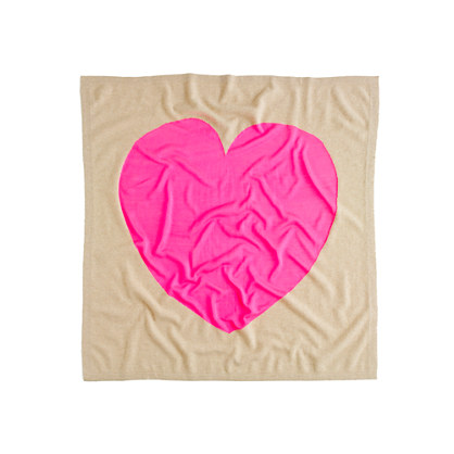 Collection baby cashmere blanket in heart me