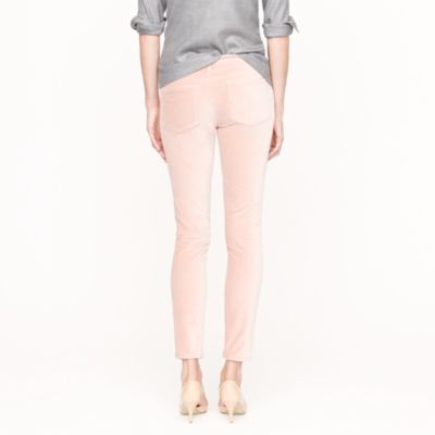 Toothpick jean in velvet