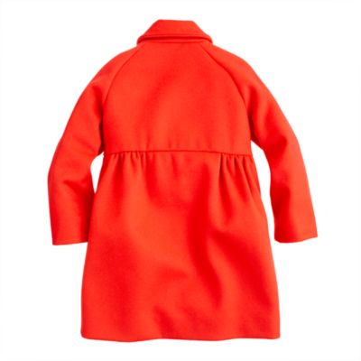 Girls' gold-button coat