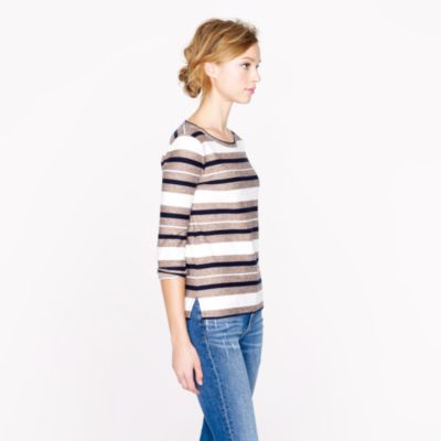 Reverse-jacquard stripe popover