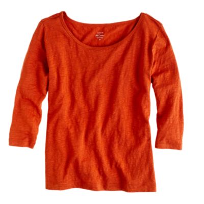 Linen dolman tee