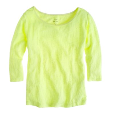Linen dolman tee