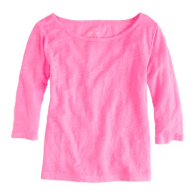 Linen dolman tee