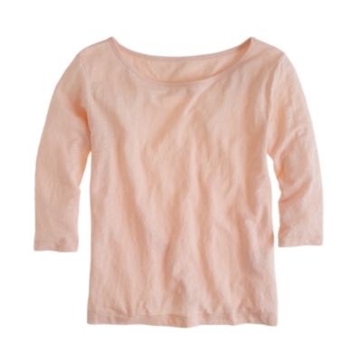 Linen dolman tee