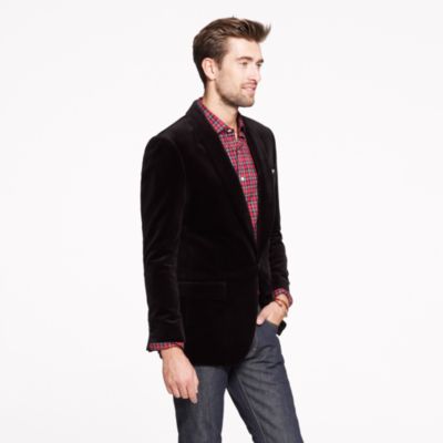 Ludlow sportcoat in velvet