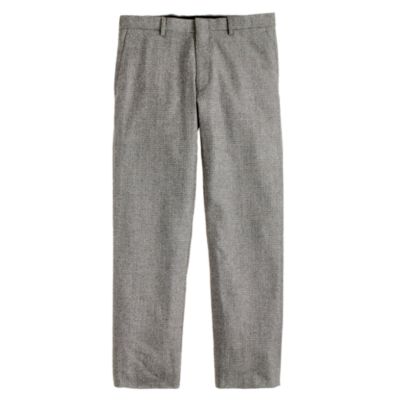 Ludlow slim suit pant in Prince of Wales check Italian wool flannel