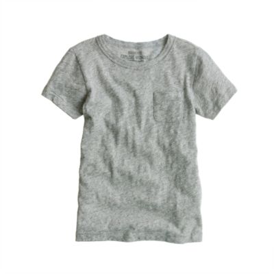 Boys' field knit jasp&eacute; pocket tee