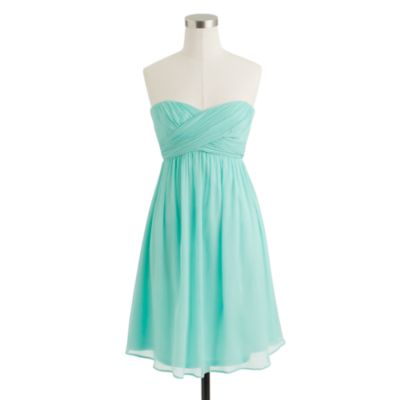 Petite Taryn dress in silk chiffon
