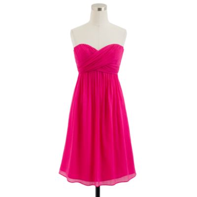Petite Taryn dress in silk chiffon