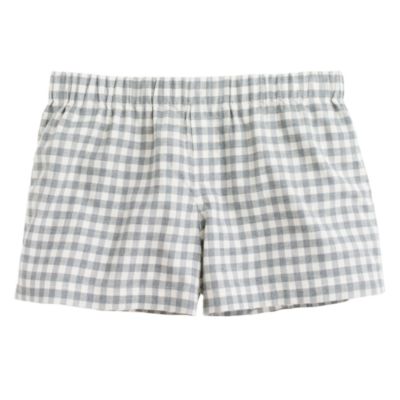 Flannel gingham boxers