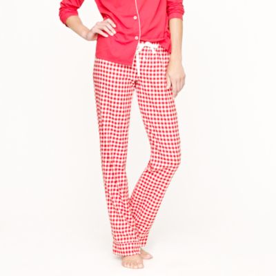 Flannel sleep pant in gingham