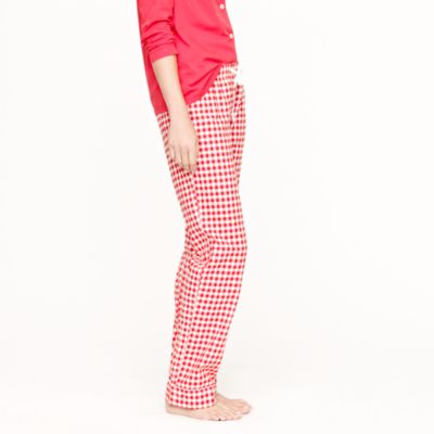 Flannel sleep pant in gingham