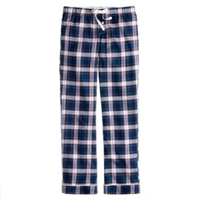 Flannel sleep pant in plaid