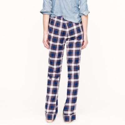 Flannel sleep pant in plaid