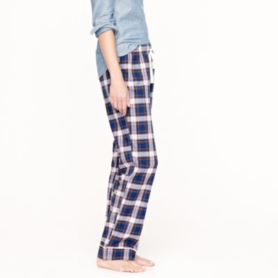 Flannel sleep pant in plaid