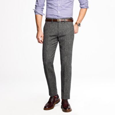 Bowery classic in bird's-eye English wool tweed