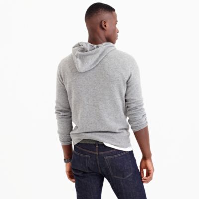Cashmere henley hoodie