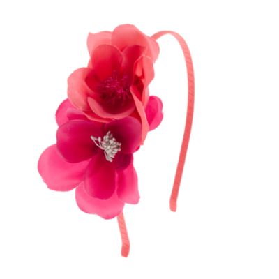 Girls' double-flower headband