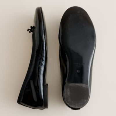 Girls' patent classic ballet flats