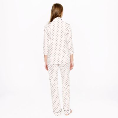 Pajama set in fleur de lis