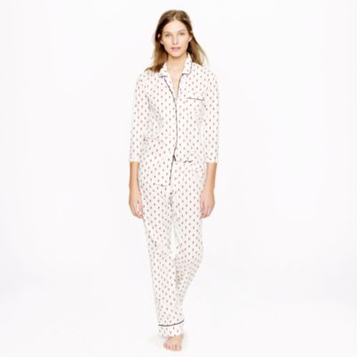 Pajama set in fleur de lis
