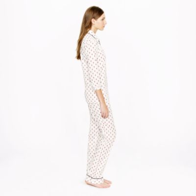 Pajama set in fleur de lis