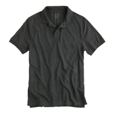 Slub cotton polo