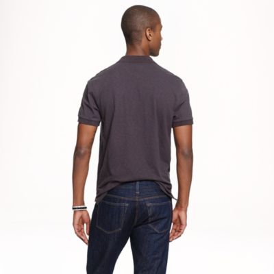 Slub cotton polo