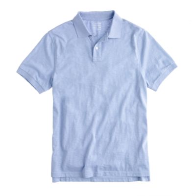 Slub cotton polo