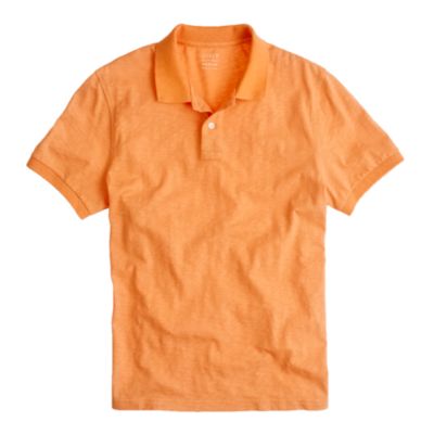 Slub cotton polo