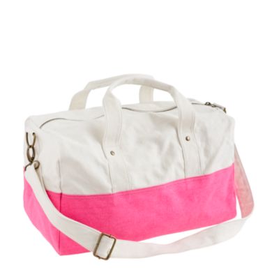 Canvas overnight bag
