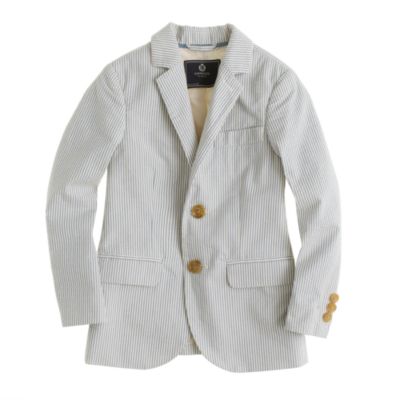 Boys' sportcoat in seersucker