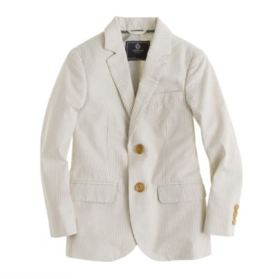 Boys' sportcoat in seersucker