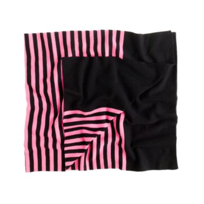 Stripe merino scarf