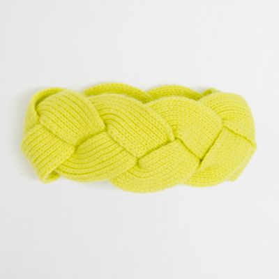 Factory wool-blend braided headband