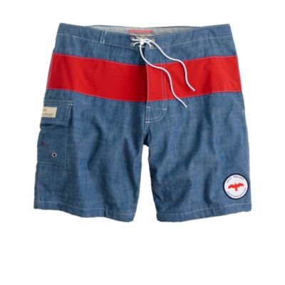 Apolis&reg; chambray swim trunks