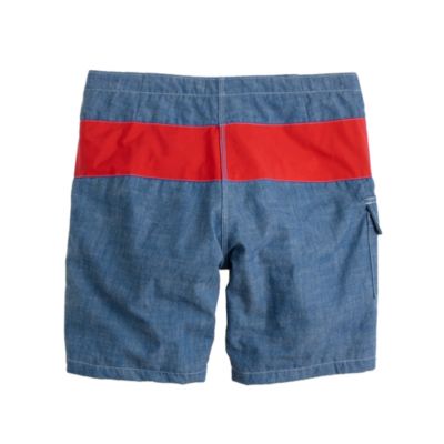 Apolis&reg; chambray swim trunks