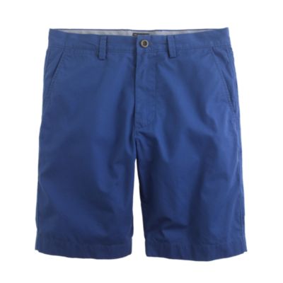 9" club short in lightweight chino