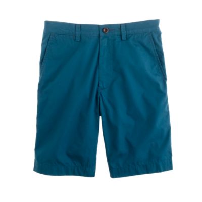 9" club short in lightweight chino