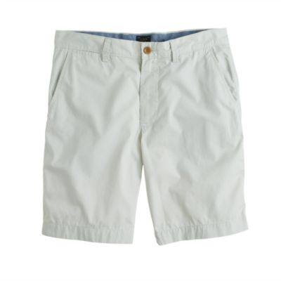 9" club short in lightweight chino