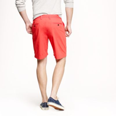 9" club short in lightweight chino