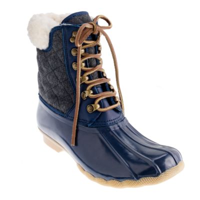 Sperry Top-Sider&reg; for J.Crew quilted short Shearwater boots