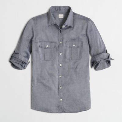 Factory camp shirt in end-on-end