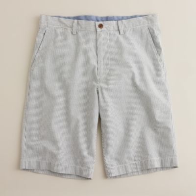 11" club short in seersucker