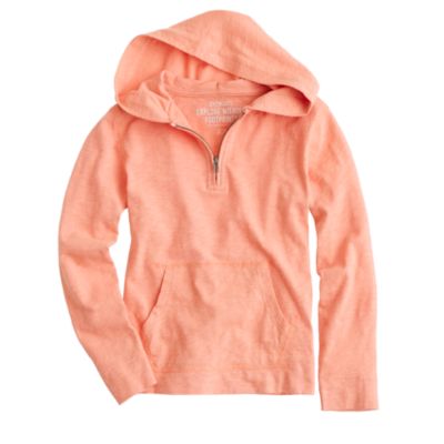 Boys' lightweight slub hoodie