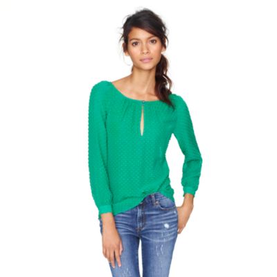Chiffon dot top