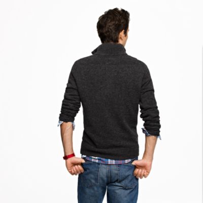 Lambswool mockneck sweater